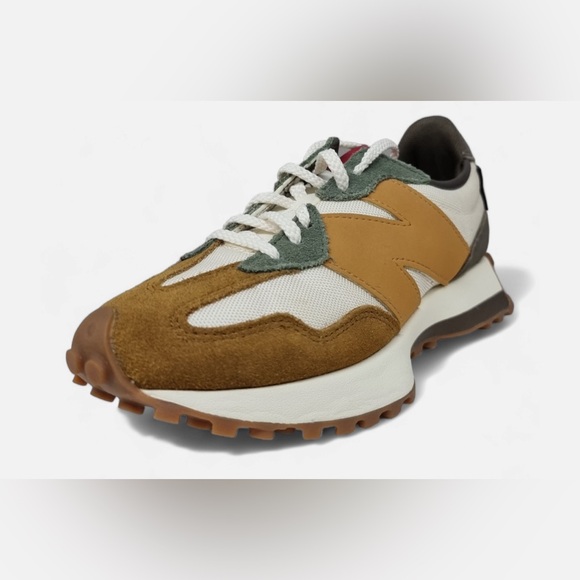 New Balance Men's Tan and Green Sneakers - Picture 3 of 12